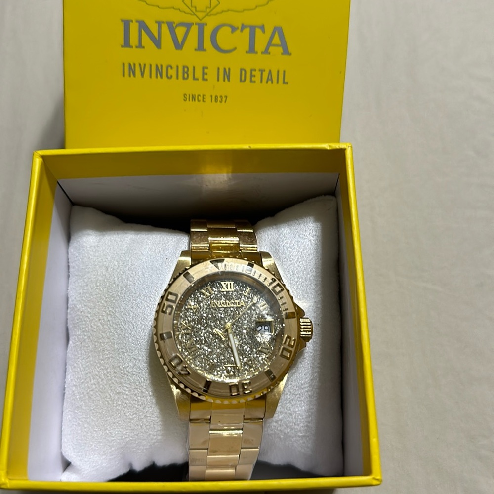 Gold Invicta Angel Watch 22707 ✨
